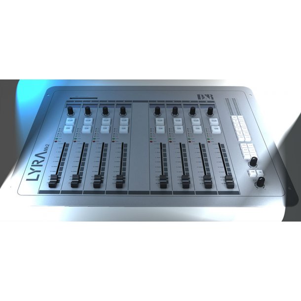D&R Lyra compact digital broadcast mixer 8 fader Radio Broadcast