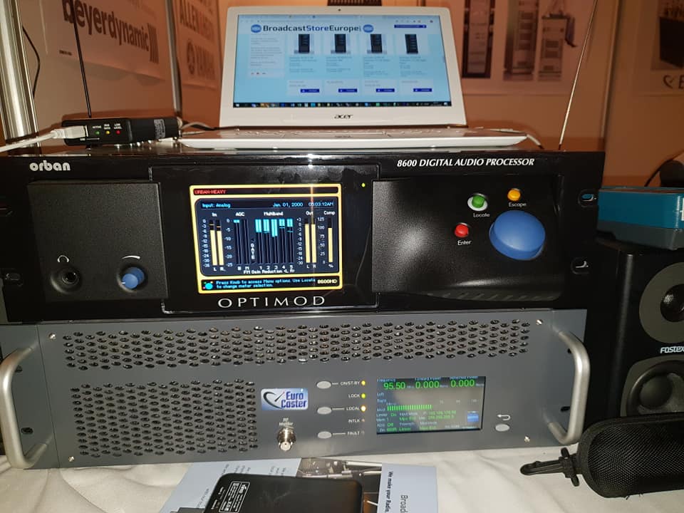 Orban Optimod 8600-HD and EuroCaster DS2000 was shown at the Africast in Abuja