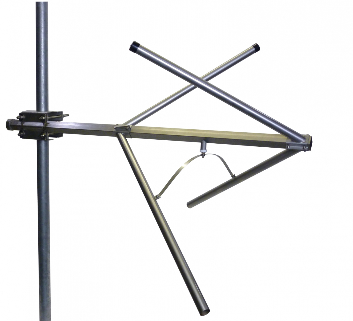 EuroCaster AKG/7N Wide Band FM Stainless Steel Antenna Circular polar