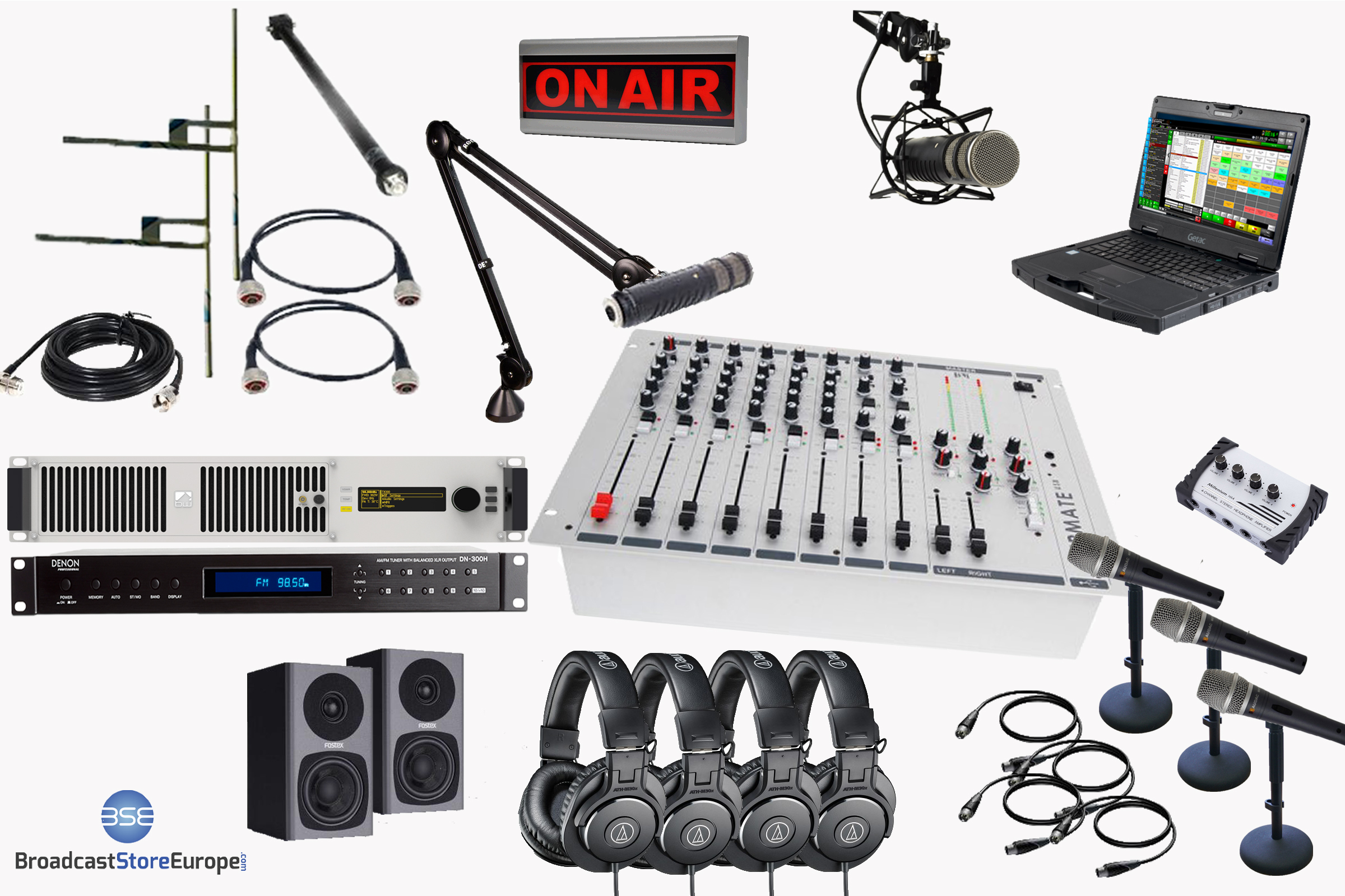 Complete Radio Station 300W (750W ERP) Complete Radio Station