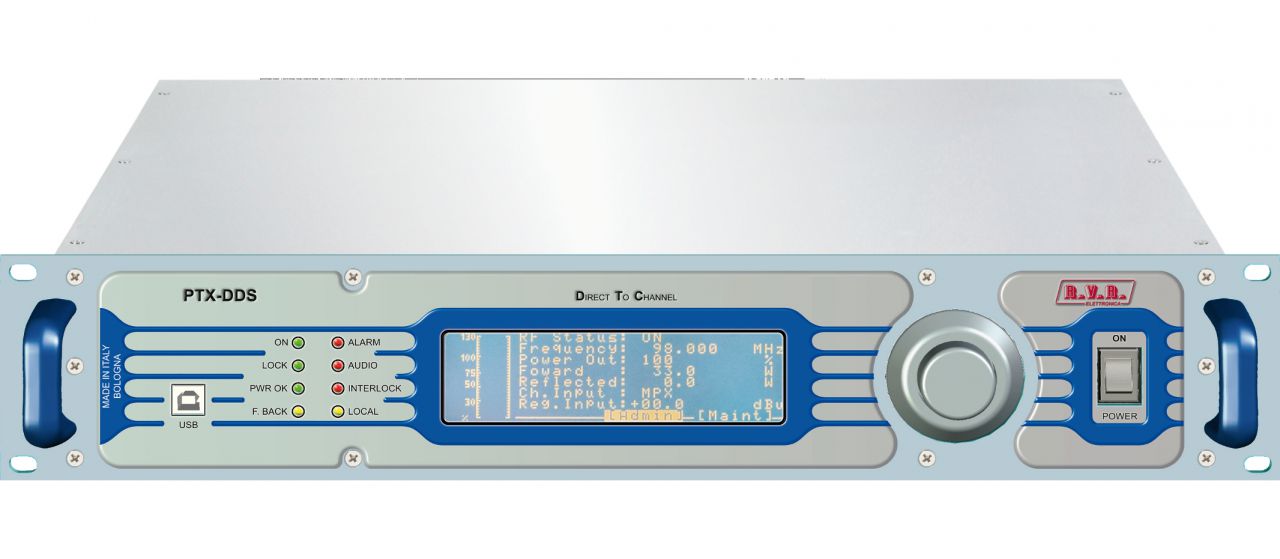 RVR PTX150 DDS Digital FM Stereo Transmitter 150 Watt RVR Elettronica
