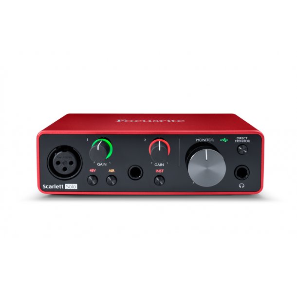 Focusrite Scarlett Solo 2x2 Usb Audio Interface 3rd Gen Audiokarten Und Schnittstellen Ravico De