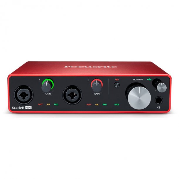 Focusrite Scarlett 4i4 Usb Audio Interface 3rd Gen Audiokarten Und Schnittstellen Ravico De